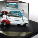 Messerchimtt KR200 1958 3-wheels car red white 1/43 die cast model car (Rare)
