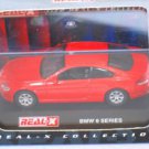BMW 6 Series red 1/72 die cast model car
