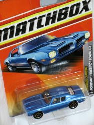 Matchbox Pontiac Firebird Formula Blue 1/65 Die Cast Model Car