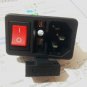 Arcolectric IEC Connector 3 Pin IEC320 C14 Inlet Male Power Socket w Fuse Switch 10A 250V