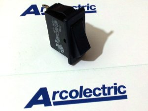 Arcolectric Rocker Switch 16(4)A 250Vac T125 (Lot of 5 pcs)