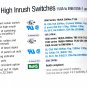 Arcolectric High Inrush Switches On-Off Lit 16(4)A 250Vac (Lot of 5 pcs)