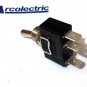 Arcolectric Metal Toggle Switch 16A 250Vac Single pole (black) (Lot of 2 pcs)