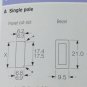 Arcolectric Thinline Rocker Switches 10A 250Vac (Lot of 5 pcs)