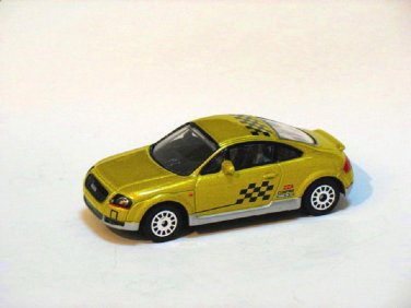 Audi TT Coupe 1988 Light Yellow 1/64 Die Cast Model Car (Rare)