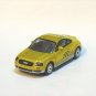 Audi TT Coupe 1988 Light Yellow 1/64 Die Cast Model Car (Rare)