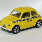 Flat 500 N.Y.C. Taxi 1968 Yellow 1/43 Die Cast Model Car