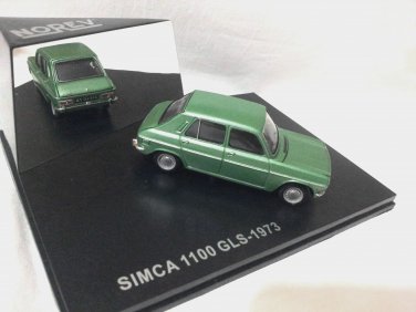Simca 1100 GLS 1973 Green 1/43 Die Cast Model Car (Rare))