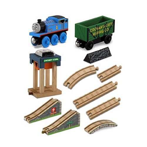 wooden railway coal hopper