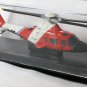 Agusta Carabinieri Sky Pilot U.S. Coast Guard Helicopter Black Red 1/100 Die Cast Model
