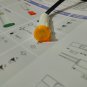 Led Indicator Lights Amber 230V (5 pcs per lot)