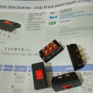 Arcolectric Slide Switch 10A 250Vac (Lot of 4 pcs)