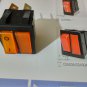 Arcolectric Lit Rocker Switch Single Pole 16A 250Vac A Switch and An Ind. Light Amber (Lot of 5 pcs)