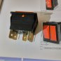 Arcolectric Lit Rocker Switch Single Pole 16A 250Vac A Switch and An Ind. Light Amber (Lot of 5 pcs)