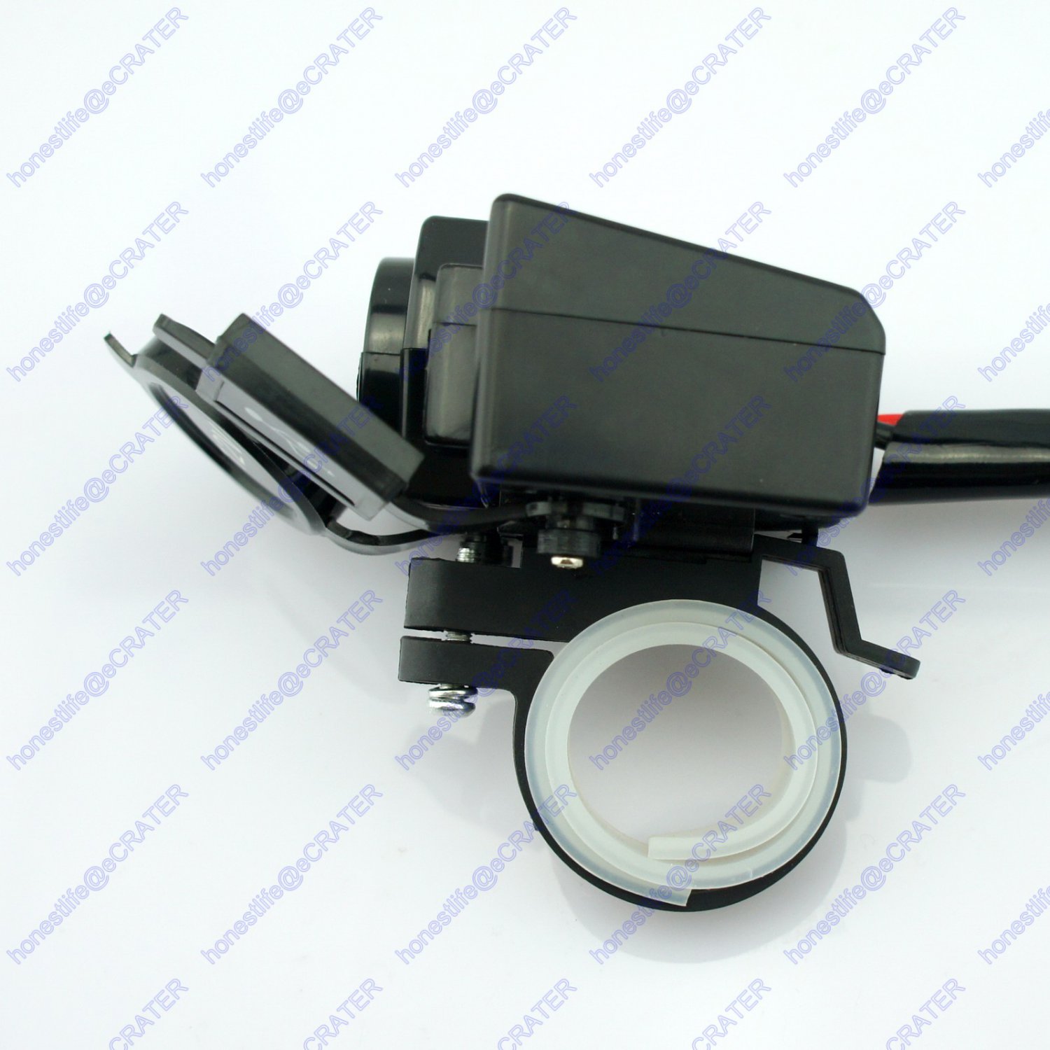 Motorcycle Waterproof 2.1A USB Phone Charger Cigarette Lighter Power Socket