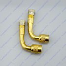 2 Tire Valve Extension Adaptor 90 Degree Car Bike Motorcycle Caravan RV Van ATV