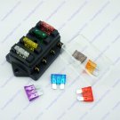 4 Way ATU Standard Blade Fuse Box Holder 12V 24V Car Truck RV Camper Boat Marine