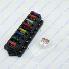 8 Way ATU Standard Blade Fuse Box Holder 12V 24V Car Truck RV Camper Boat Marine 8 Way ATU Standard Blade Fuse Box Holder 12V 24V Car Truck RV Camper Boat Marine