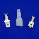 10 set 6.3mm Male Female Connector Terminal Kit Motorcycle Car Truck Van RV Boat