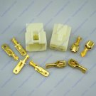 2 set 6.3mm 4 Way 2*2P Connector Terminal Block Motorcycle Car Truck Van RV Boat 2 set 6.3mm 4 Way 2*2P Connector Terminal Block Motorcycle Car Truck Van RV Boat