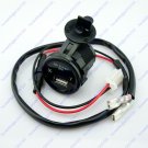 2 in 1 USB Phone Charger Red Digital Voltage Volt Meter Car RV Motorcycle Truck
