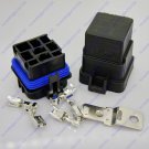 12V 40A 5-Pin Waterproof Sealed Integrated SPDT Relay Kit Socket Car SUV RV Boat