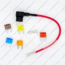 12/24V ATO ATC Mini Blade Fuse Holder Tap Dual Add a Circuit Vehicle 5 Fuses 12/24V ATO ATC Mini Blade Fuse Holder Tap Dual Add a Circuit Vehicle 5 Fuses