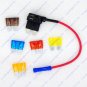 12/24V Regular ATO ATC Blade Fuse Holder Tap Dual Add a Circuit Vehicle 5 Fuses