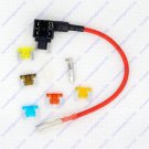12/24V Micro Low Profile Blade Fuse Holder Tap Add a Circuit Vehicle 5 Fuses