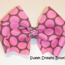 Brown/Pink Polka