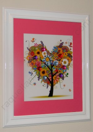 Tree of LOVE - Elegant Framed Art