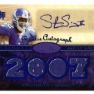 2007 UD PREMIER BLUE STEVE SMITH AUTO JERSEY RC /99