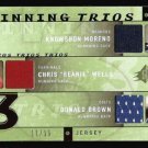 2009 SPX MORENO WELLS BROWN JERSEY RC /15