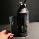 Antique Style Colonial Pierced Punched Tin Lantern Lighting Lamp Candle Holder