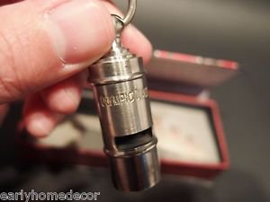 Vintage Antique Style, White Star Line Whistle Pendant Necklace Signed