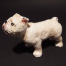 Primitive Antique Style Miniature Cast Iron White Bull Dog