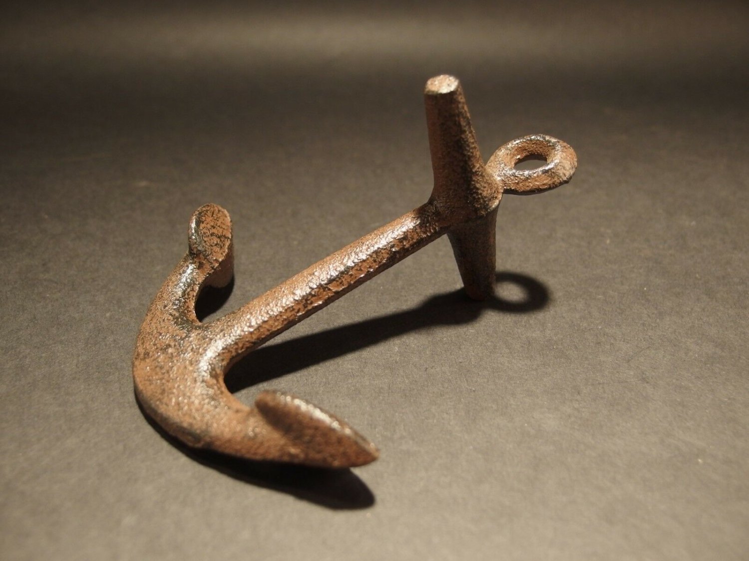 5" Vintage Antique Style Cast Iron Ships Boat Anchor Desk Paperweight