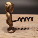 Primitive Antique Vintage Style Brass & Iron Corkscrew