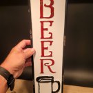 Vintage Antique Style Iron Bar Beer Sign Plaque