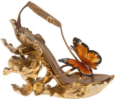 Butterfly Wedge Sandals