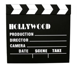 Large Director's Clapboard / Clapper / Slate - 2387