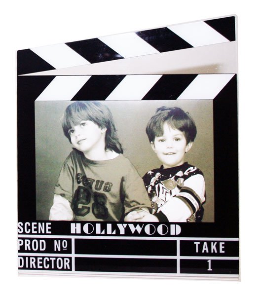 Hollywood Acrylic Clapboard Picture Frame 4x6" 5422