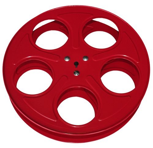 Metal Movie Reels Red ( For 35 mm Film) 2566