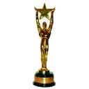 Mega Star Trophy, Lifesize Standup, Cardboard Cutout # 400 - 5469