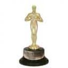 Gold Plated Deluxe Metal Achievement Trophy - 3442