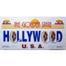 Hollywood Reels License Plate - 3872