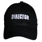 Black movie crew cap with" Director" embroidered on it. - 5671 Black movie crew cap with" Director" embroidered on it. - 5671