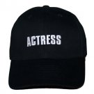 Black movie crew cap with" Actress" embroidered on it. - 5670 Black movie crew cap with" Actress" embroidered on it. - 5670