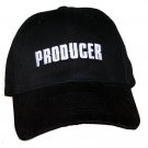 Black movie crew cap with "Producer" embroidered on it - 5669 Black movie crew cap with "Producer" embroidered on it - 5669