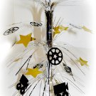 Hollywood Movie camera, Reels, Stars Cascade Centerpiece 18" - 8372